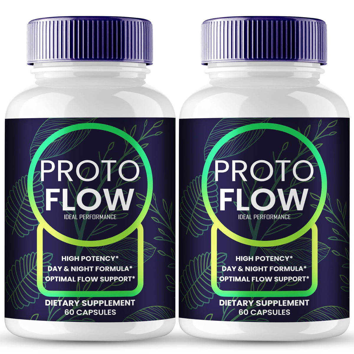 IDEAL PERFORMANCE Proto Flow for Prostate Capsules label indicating daily support