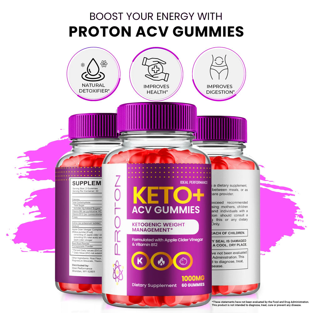 IDEAL PERFORMANCE Proton ACV Gummies usage scene showing daily wellness routine.