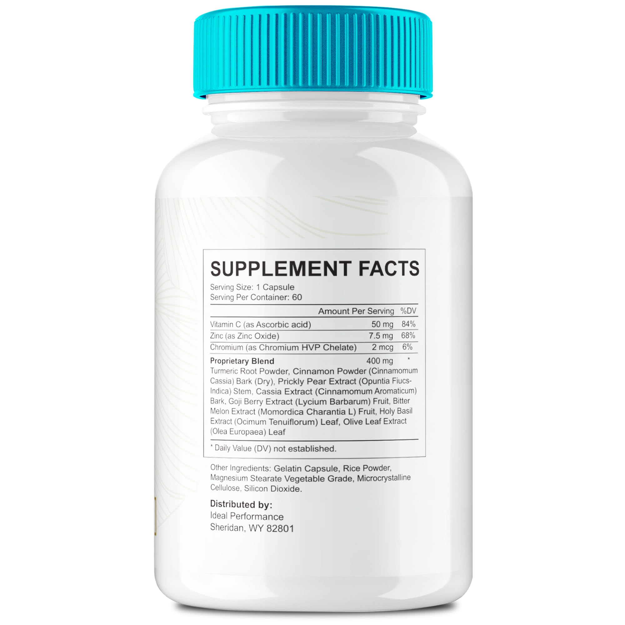 IDEAL PERFORMANCE Pure Supplement maximum strength bottle shot, convenient daily boost.