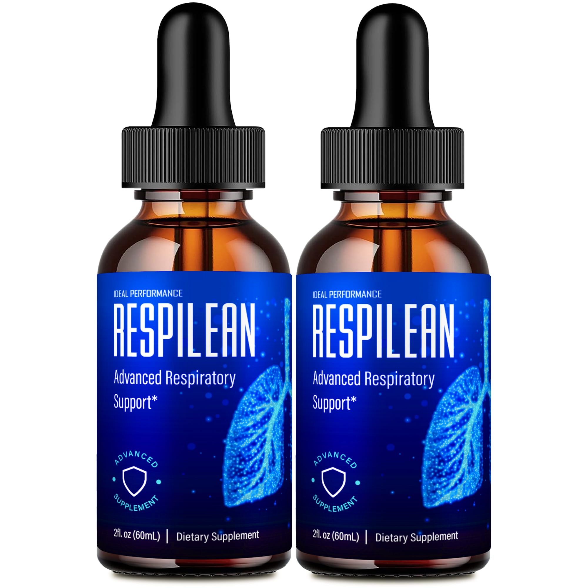 Ideal Performance Respilean Drops bottle for natural wellness support in daily routines.