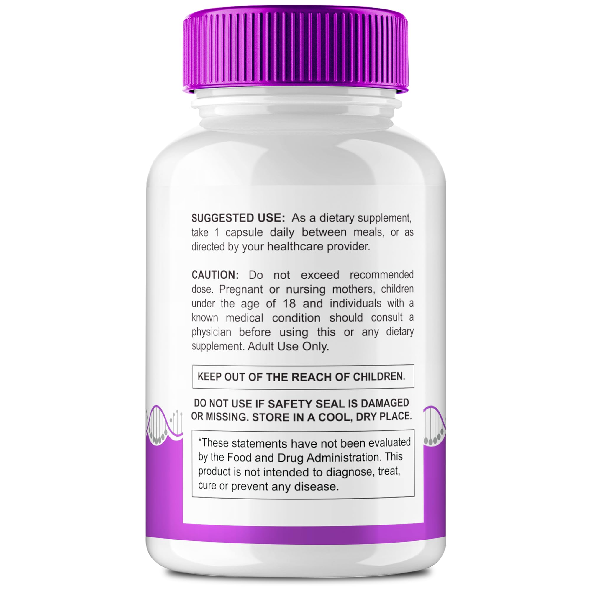IDEAL PERFORMANCE Ritelyfe label close-up highlights a natural formula.