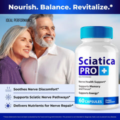 IDEAL PERFORMANCE Sciatica Pro Plus on daily routine image suggests consistent nerve support