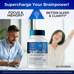 IDEAL PERFORMANCE SciatiSoothe daily routine setup with bottle beside water