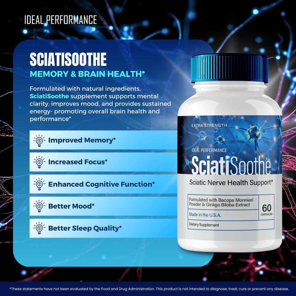 IDEAL PERFORMANCE SciatiSoothe maximum-strength pills.