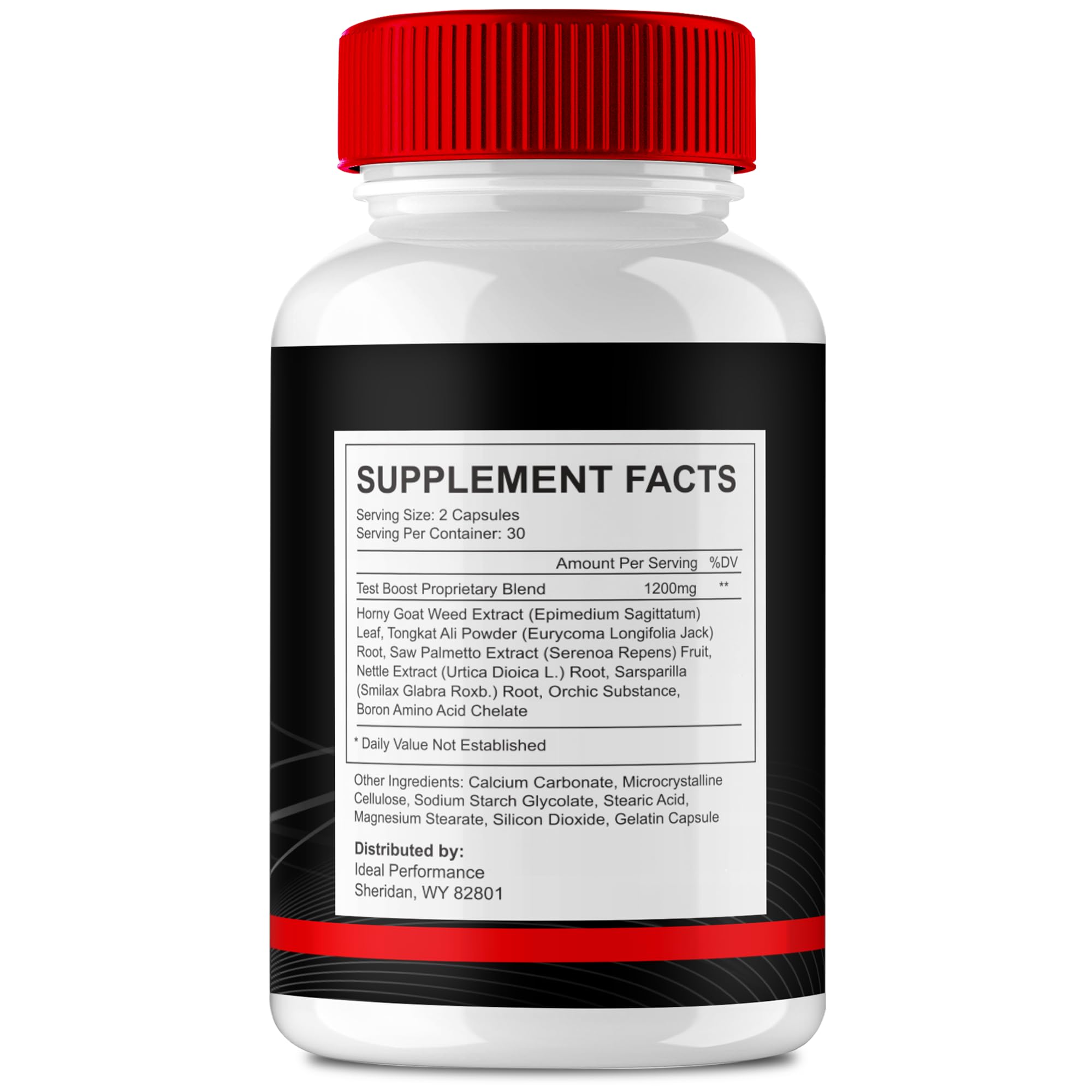 IDEAL PERFORMANCE Staminox capsules close-up showing easy-to-swallow pills