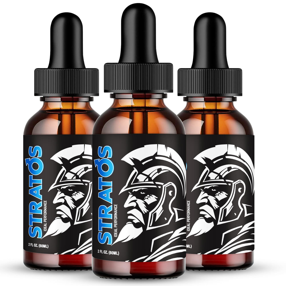 IDEAL PERFORMANCE Stratos Drops bottle for potent liquid drops supporting male vitality