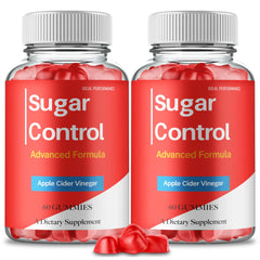 IDEAL PERFORMANCE Sugar Control Gummies bottle overview shows natural, maximum-strength approach to balance sugar.