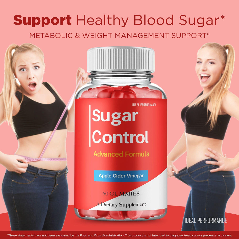 IDEAL PERFORMANCE Sugar Control Gummies on-counter shot communicates quick access in daily routines.