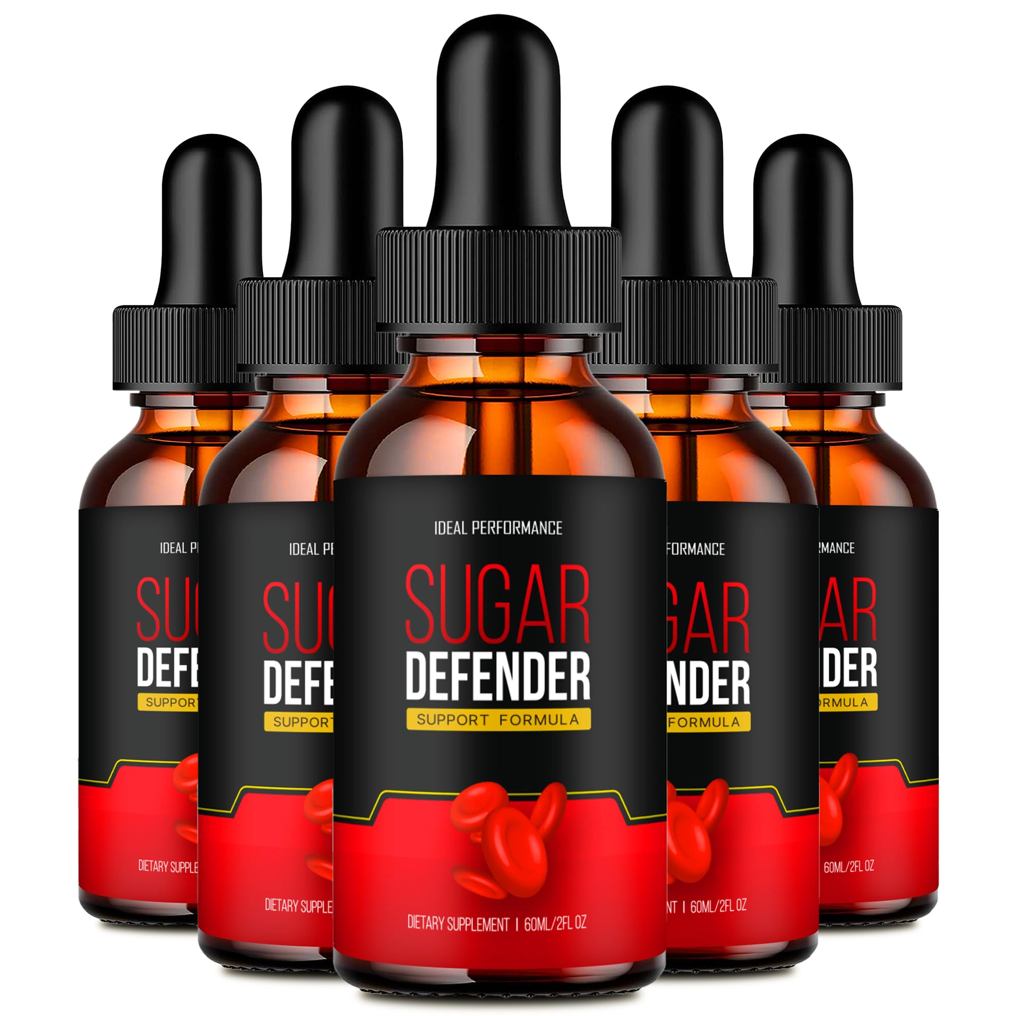 IDEAL PERFORMANCE Sugar Defender Drops bottle shown for on-the-go use and convenience