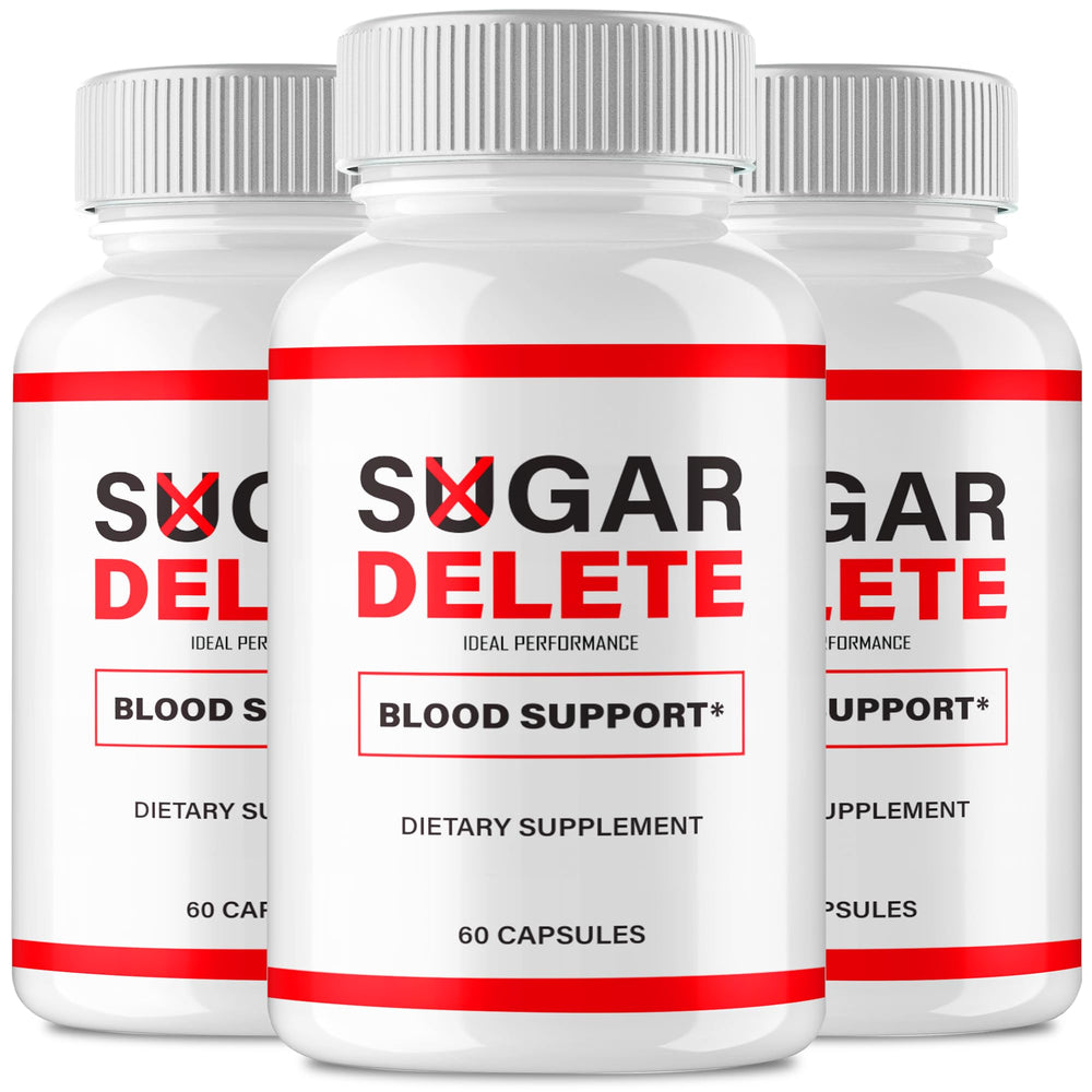 IDEAL PERFORMANCE Sugar Delete capsules in bottle, convenient daily pill for balanced levels.