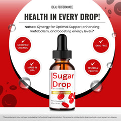 IDEAL PERFORMANCE Sugar Drops pouring shot implies easy daily use