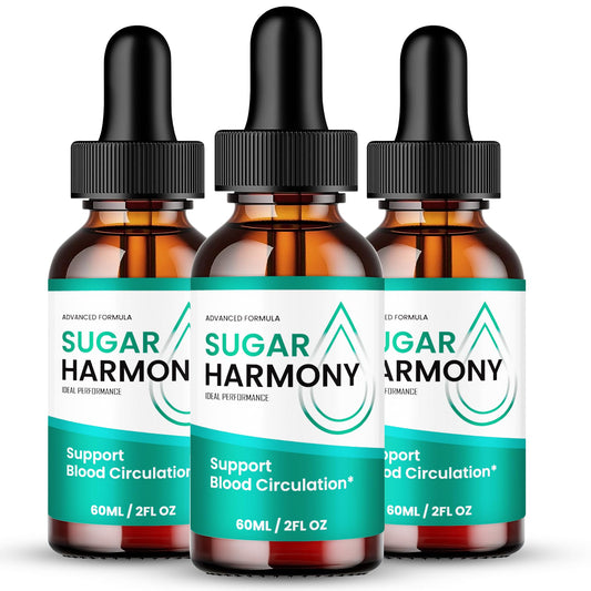 IDEAL PERFORMANCE Sugar Harmony Drops bottle closeup for daily circulation support and easy dosing.
