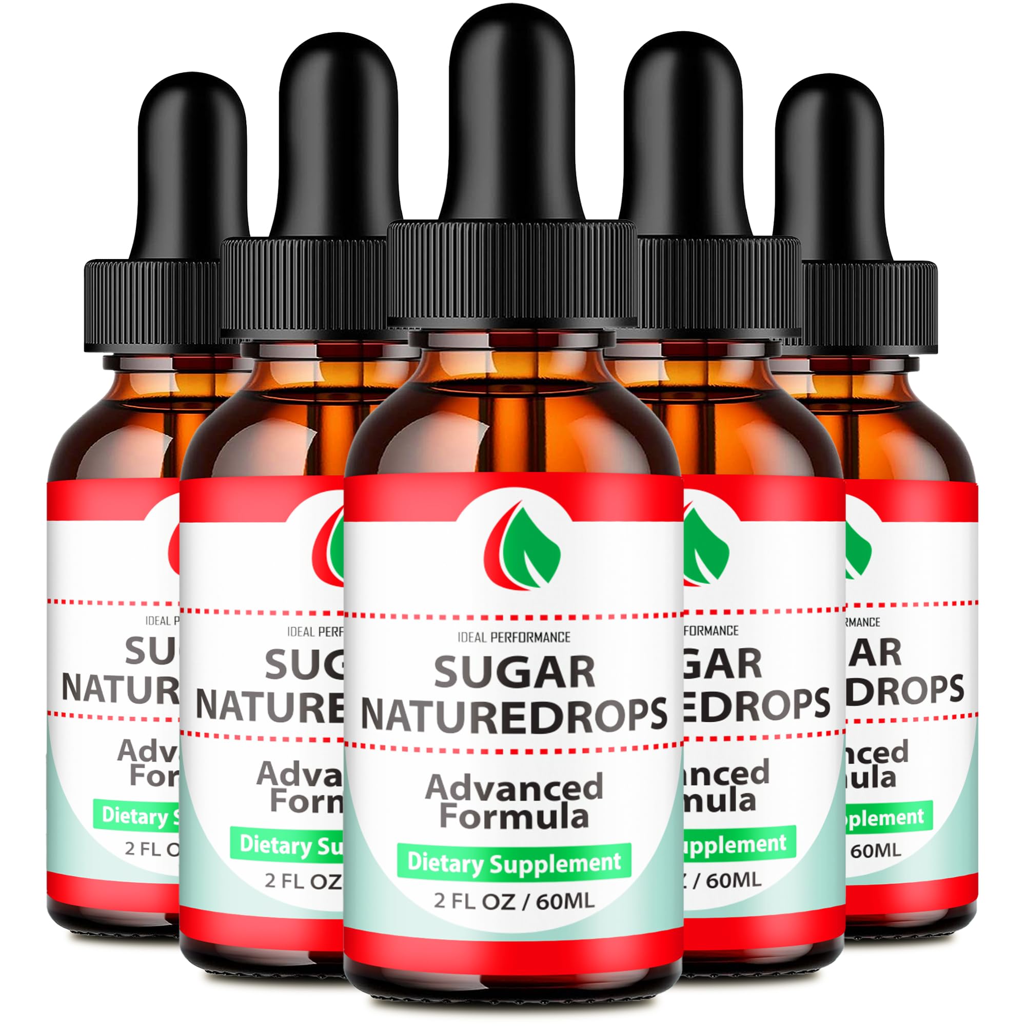 IDEAL PERFORMANCE Sugar Nature Drops bottle front view for daily wellness
