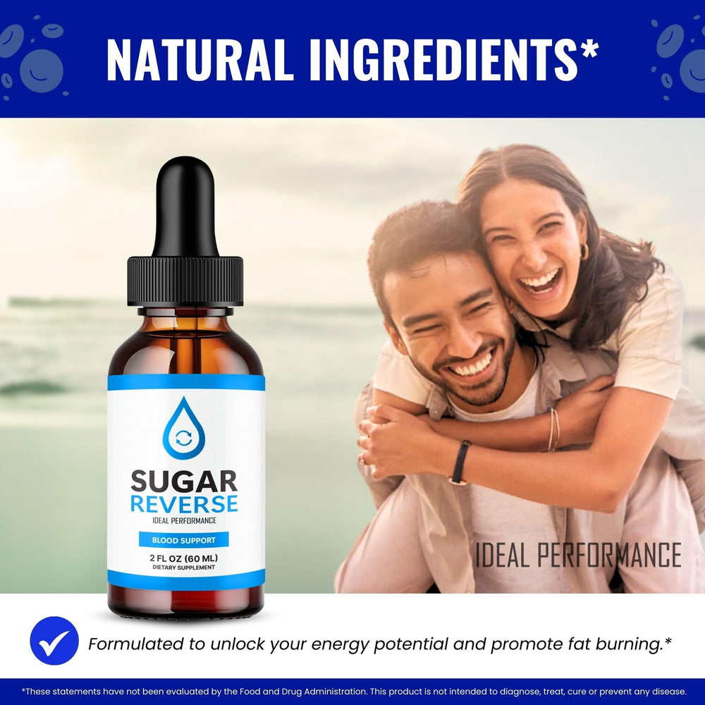 IDEAL PERFORMANCE Sugar Reverse Drops closeup label shows premium formulation