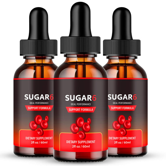 IDEAL PERFORMANCE Sugar Six Drops bottle for a convenient daily wellness routine.