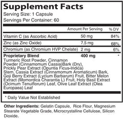 IDEAL PERFORMANCE SugarBalance capsules pack highlights a long-lasting supply for consistent daily use