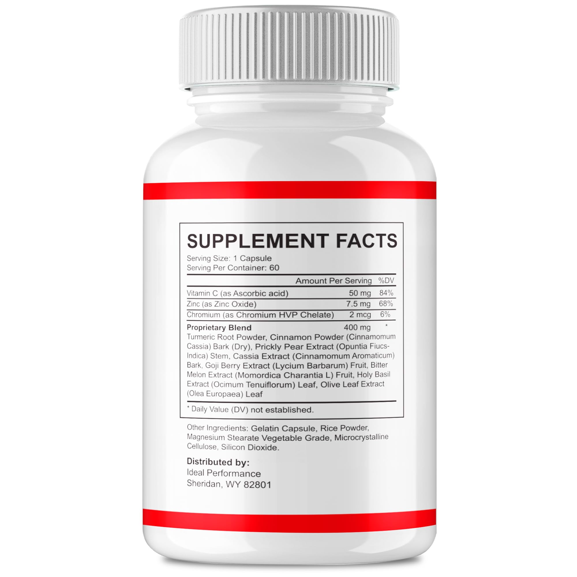 IDEAL PERFORMANCE SugarDelete blood formula pills on package, designed for daily use.