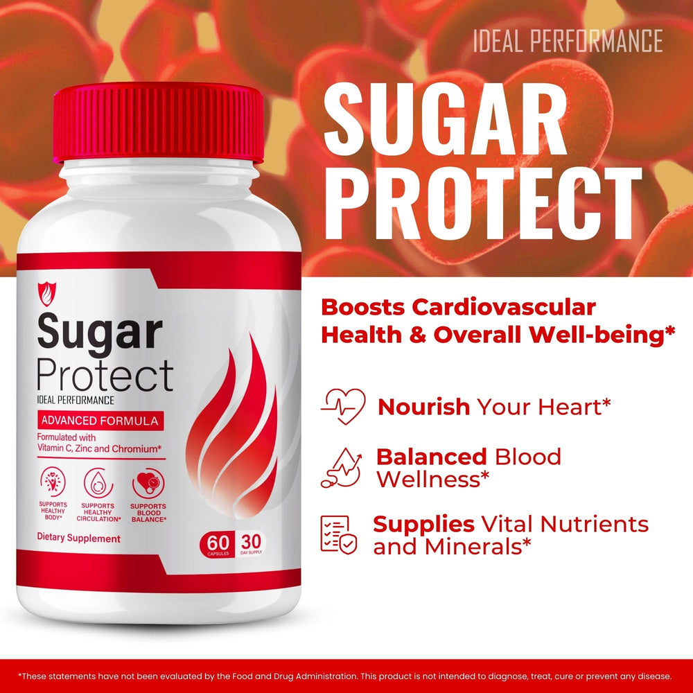 IDEAL PERFORMANCE SugarProtect bottle on shelf communicates trusted quality.