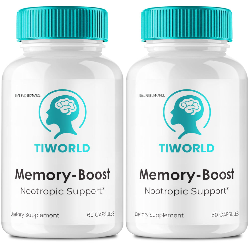 IDEAL PERFORMANCE Tiworlde Memory Boost capsules bottle front for daily brain support