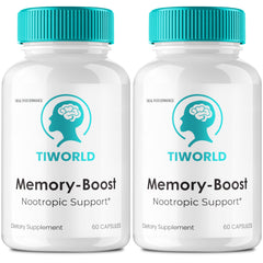 IDEAL PERFORMANCE Tiworlde Memory Boost capsules bottle front for daily brain support