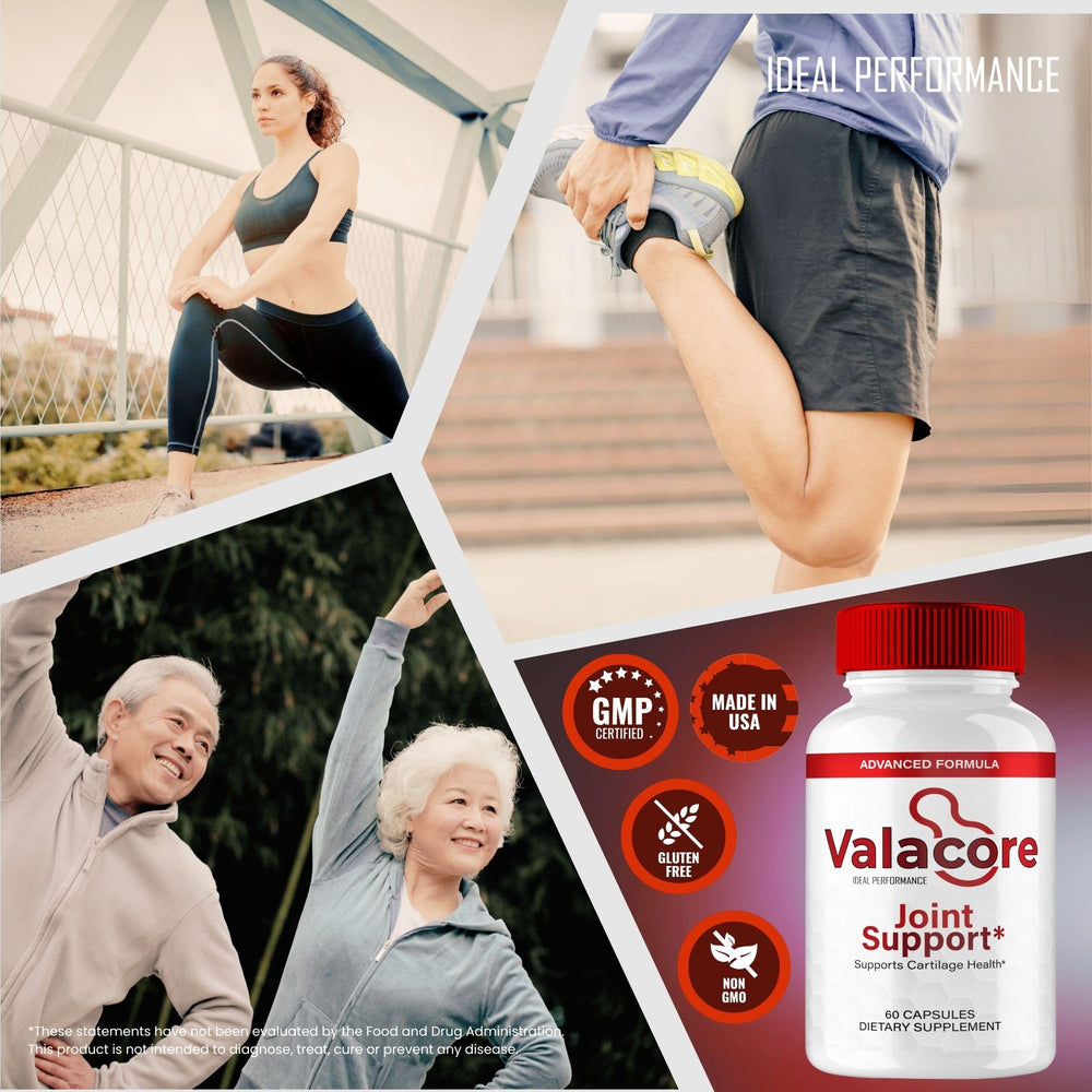 IDEAL PERFORMANCE Valacore pills bottle back with usage information