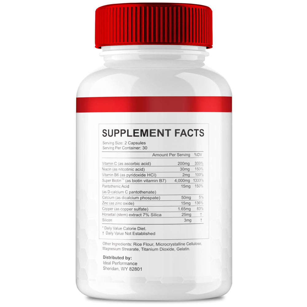 IDEAL PERFORMANCE Valacore pills bottle closeup showing capsule texture and natural formula