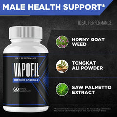 IDEAL PERFORMANCE Vapofil capsules in gym bag for on-the-go routine