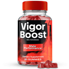 IDEAL PERFORMANCE Vigor Boost Gummies bottle front view for daily energy support