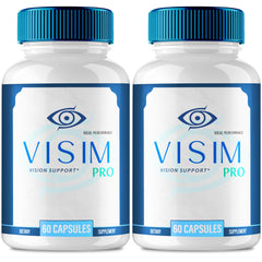 IDEAL PERFORMANCE Visim Pro bottle highlights extra strength eye support for clearer vision.