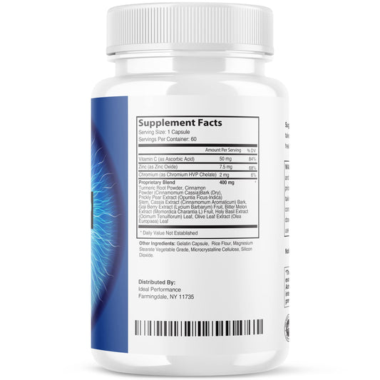 IDEAL PERFORMANCE Visisharp pills pack with 300 capsules for daily eye support