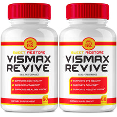 IDEAL PERFORMANCE Vismax Revive capsules bottle for daily visual wellness support.