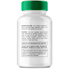 IDEAL PERFORMANCE Vitrafoxin capsules label highlights all-natural ingredients.