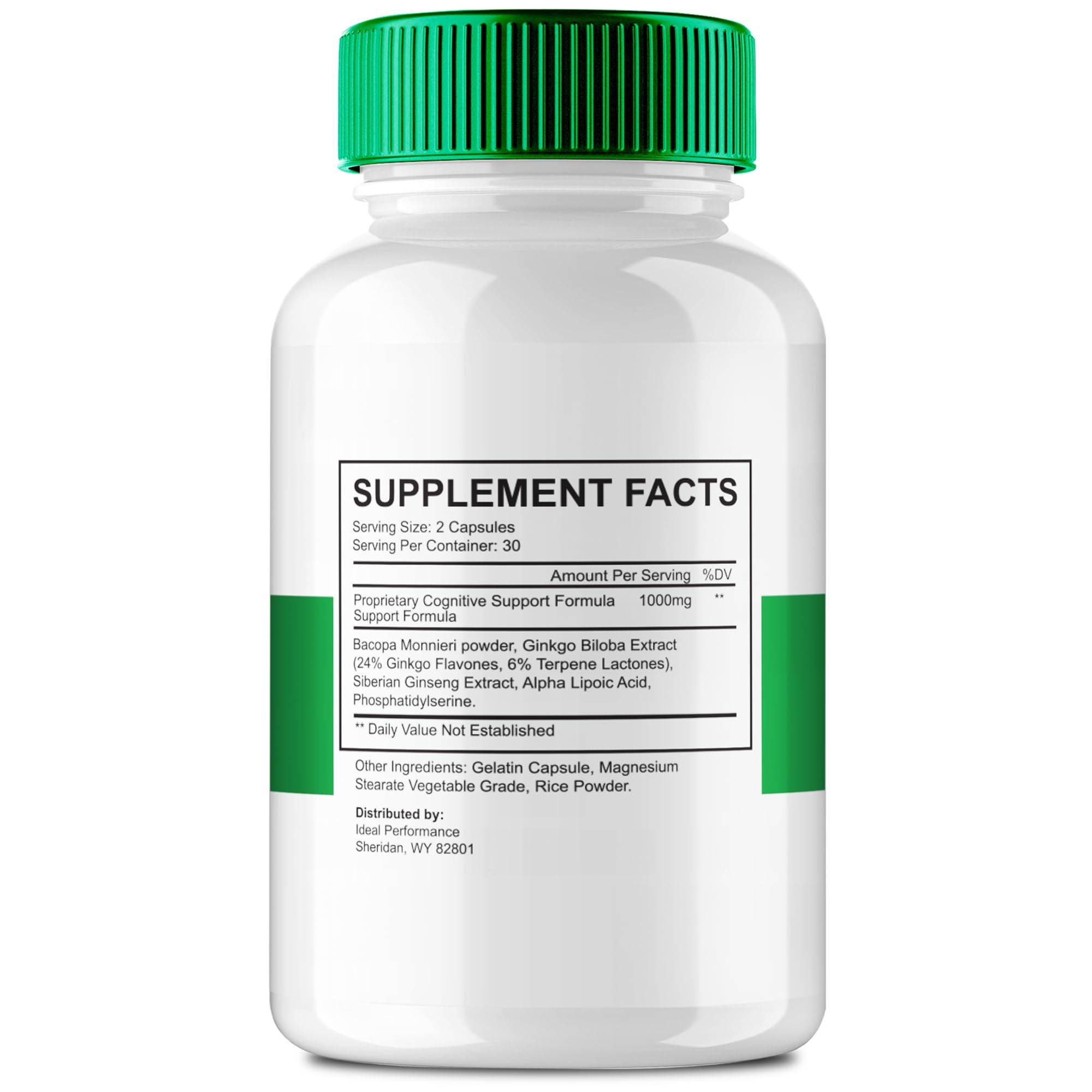 IDEAL PERFORMANCE Vitrafoxin capsules pour for easy daily focus support.