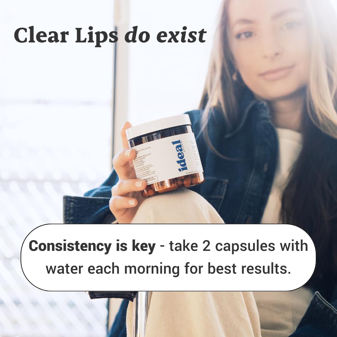 Ideal Wellness daily dosage reminder for morning intake and outbreak control.