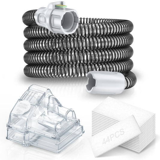 IDEAR Climate Line air hose shows durable construction for CPAP airflow.