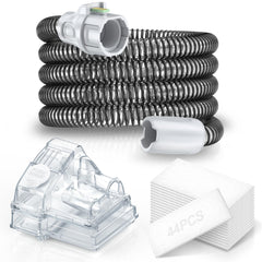 IDEAR Climate Line air hose shows durable construction for CPAP airflow.
