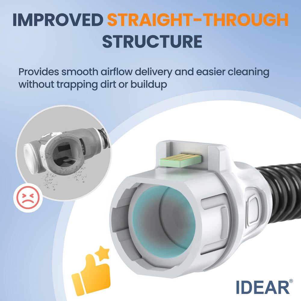IDEAR condensation-minimization helps maintain steady airflow throughout the night