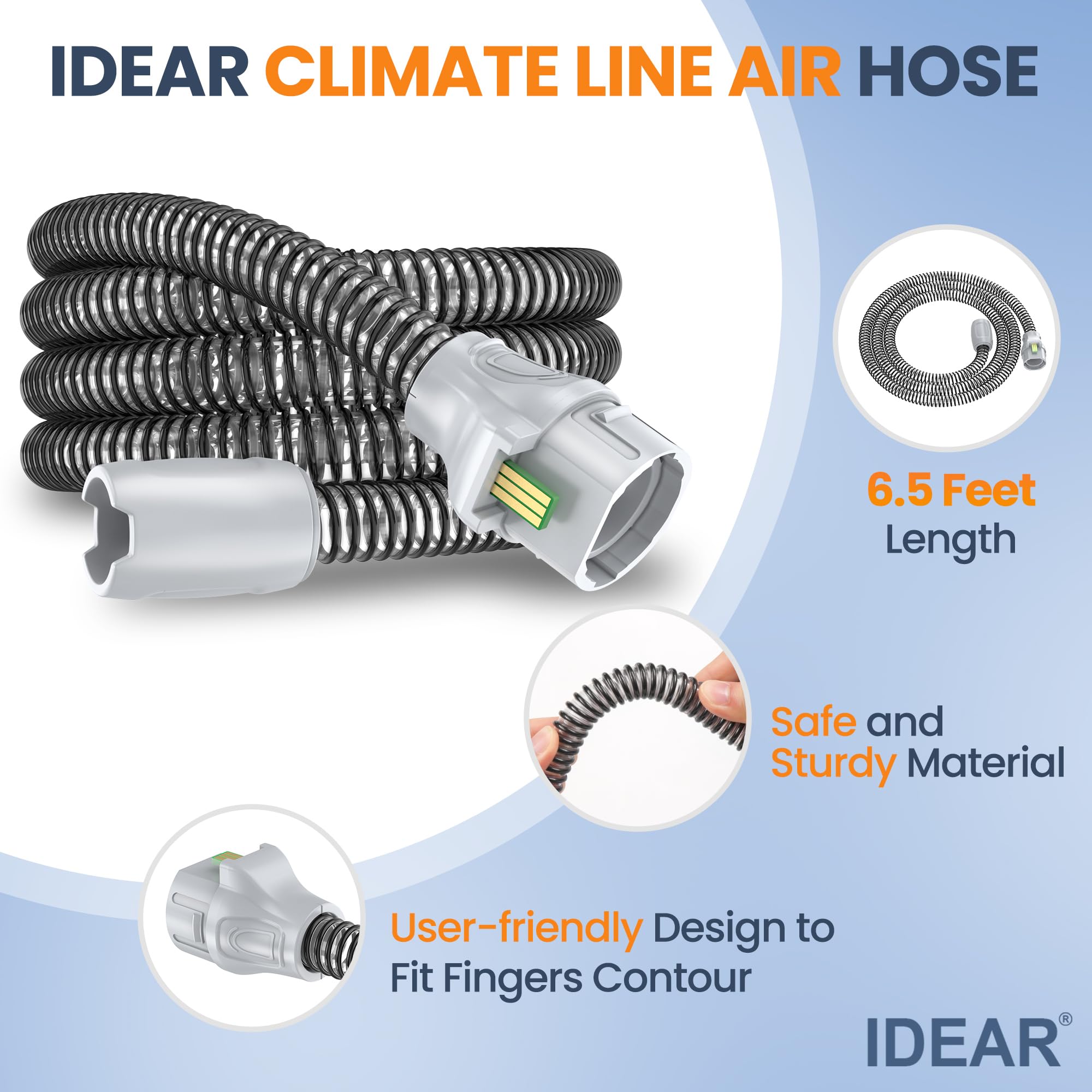 IDEAR CPAP hose for Airsense 10 compatibility supports reliable setup and use