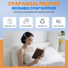 IDEAR P10 nasal pillow maintains nose-friendly seal across positions