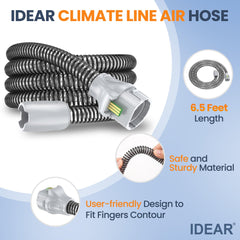 IDEAR water chamber 316 stainless steel close-up highlights durability and watertight design.
