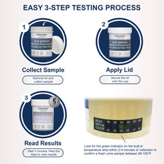 Identify Diagnostics individually wrapped cups ensure freshness and long shelf life.
