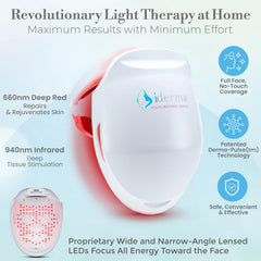 iderma compact mask enables quick eight-minute sessions at home