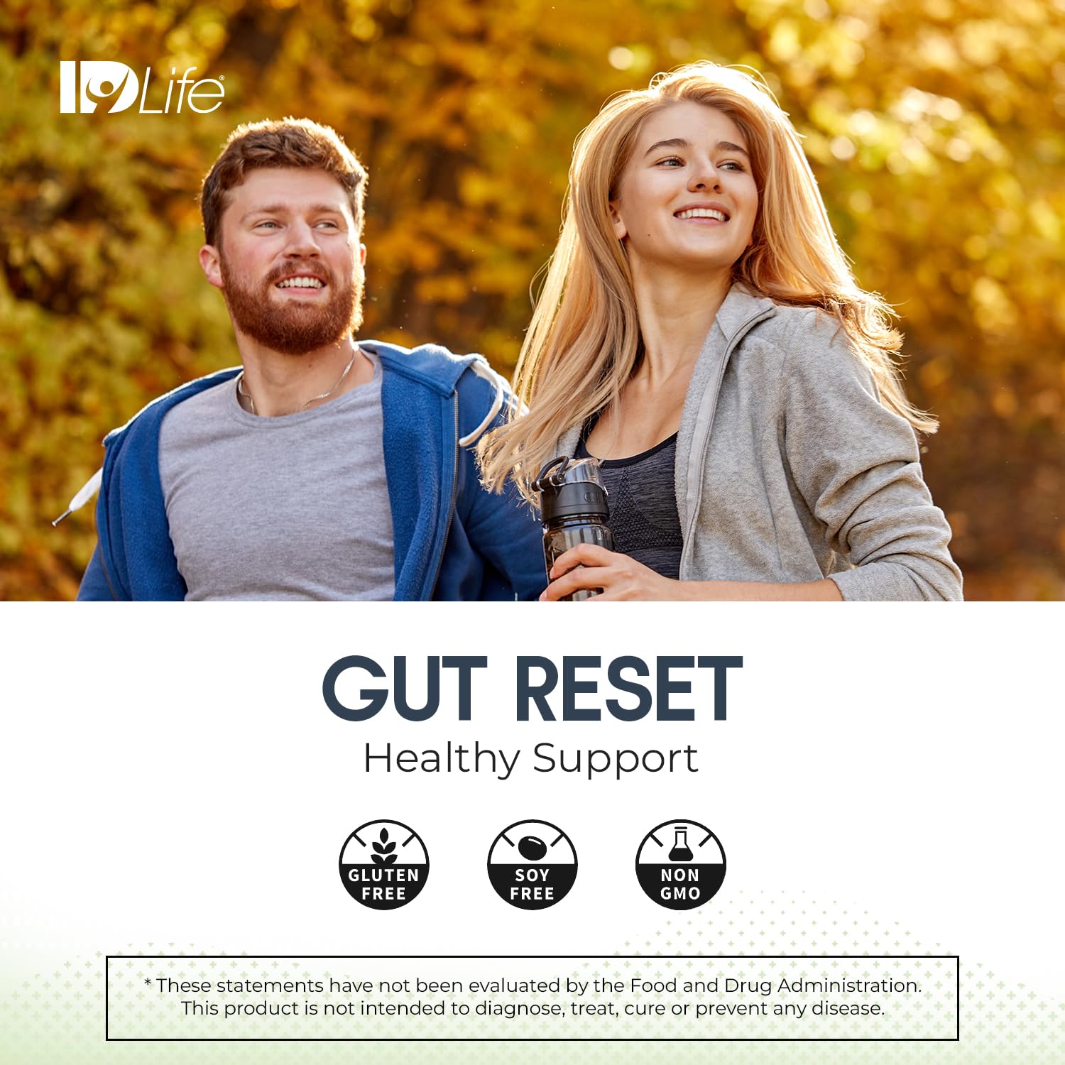 IDLife Cleanse+ herbal blend highlights nutrients supporting healthy elimination.