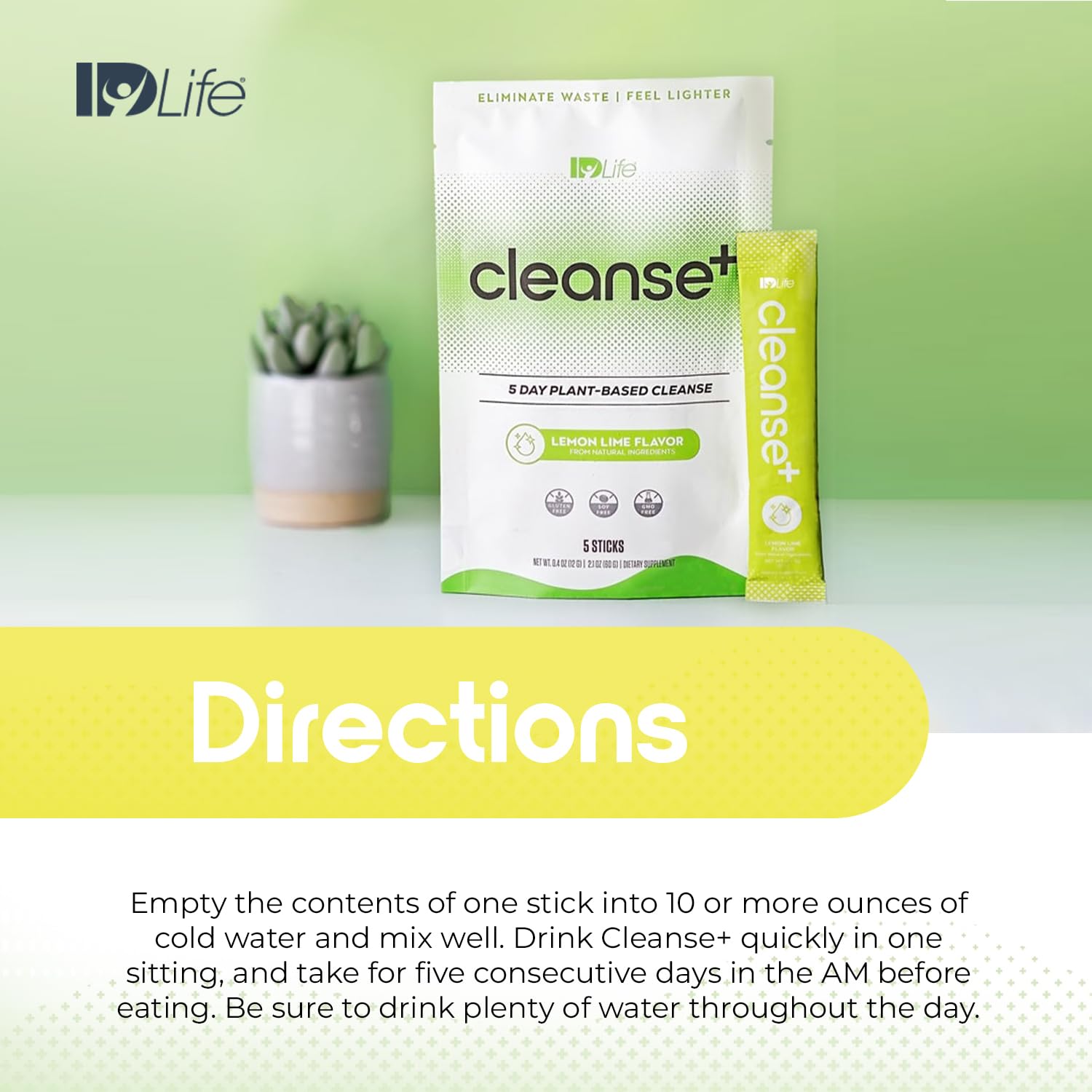 IDLife digestive wellness routine with Cleanse+ suggests versatile usage.
