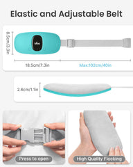 iDOO heating pad with three heating levels and massage modes.