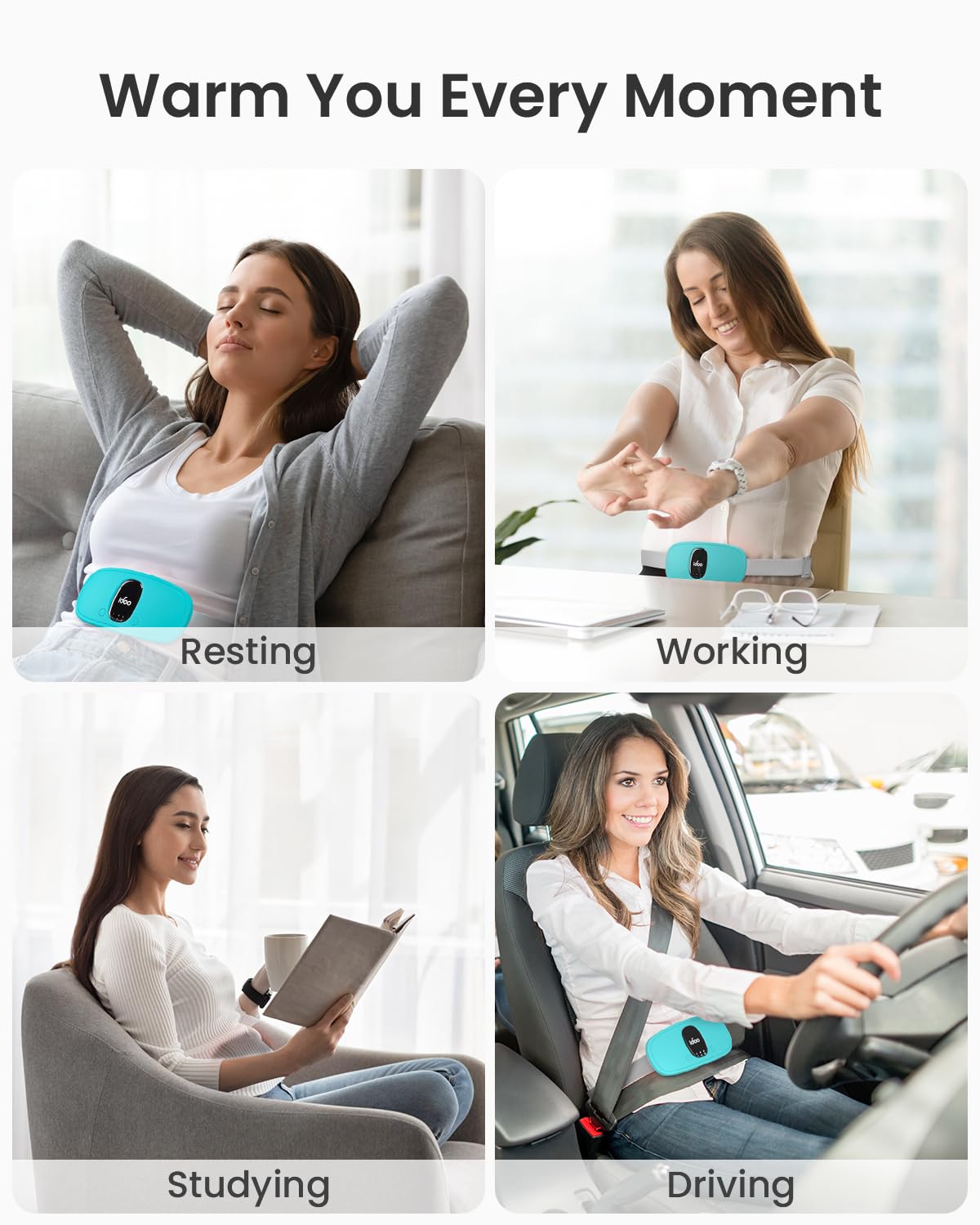 iDOO auto-off safety feature for worry-free sessions.
