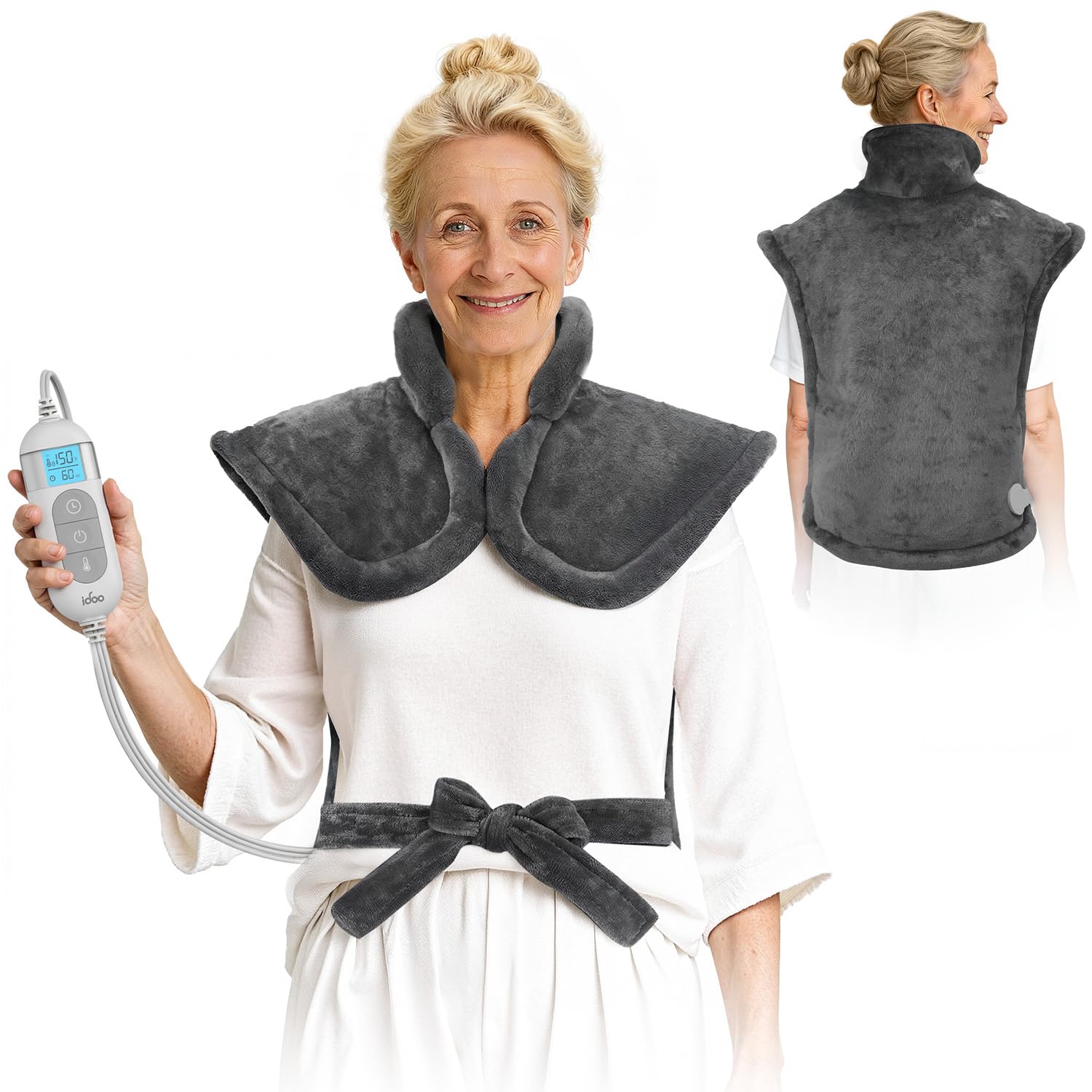 iDOO machine-washable cover with removable controller for easy cleaning