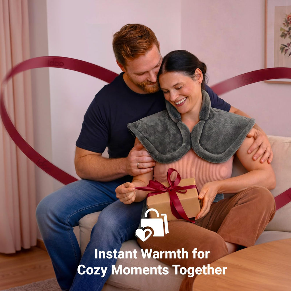 iDOO seven-foot cord allows movement while heating