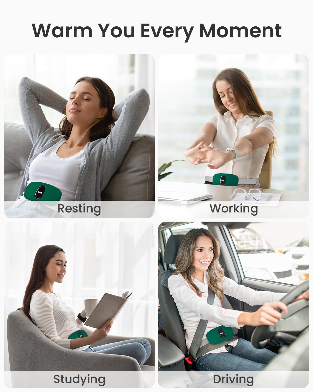 Low-noise operation of iDOO Travel Heating Pad during use