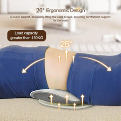 IeBilif Lumbar Traction Device side view showing motorized up-down action for dynamic stretch